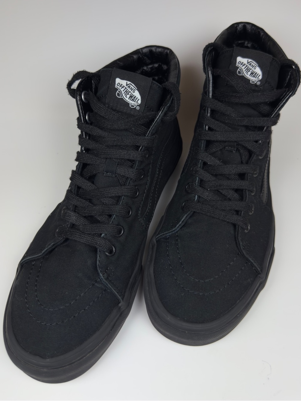 Vans Men’s Black High-Top Skate Sneakers US 9.5